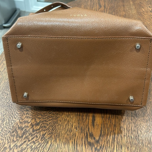 Furla Cognac Ribbon M Hobo Bag, RTR - Picture 8 of 10